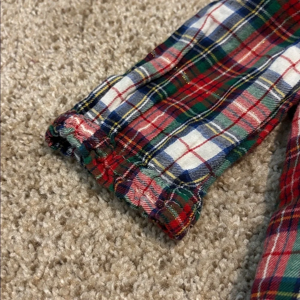 Gap Kids Plaid Cotton Christmas Dress Size Small | holiday | festive | classic